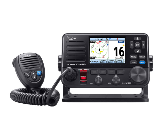 ICOM IC-M510E AIS VHF Marine Radio – Elite Commnications  Electronics
